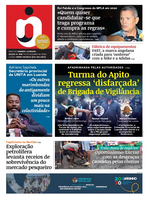 Jornal de Angola - Notícias - Petro perdulário consente derrota